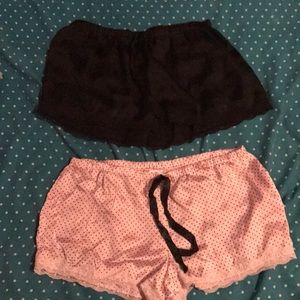 H and M pj shorts